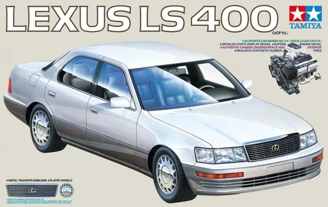 Tamiya Lexus LS400 24114 Modelbouwpakket 1:24