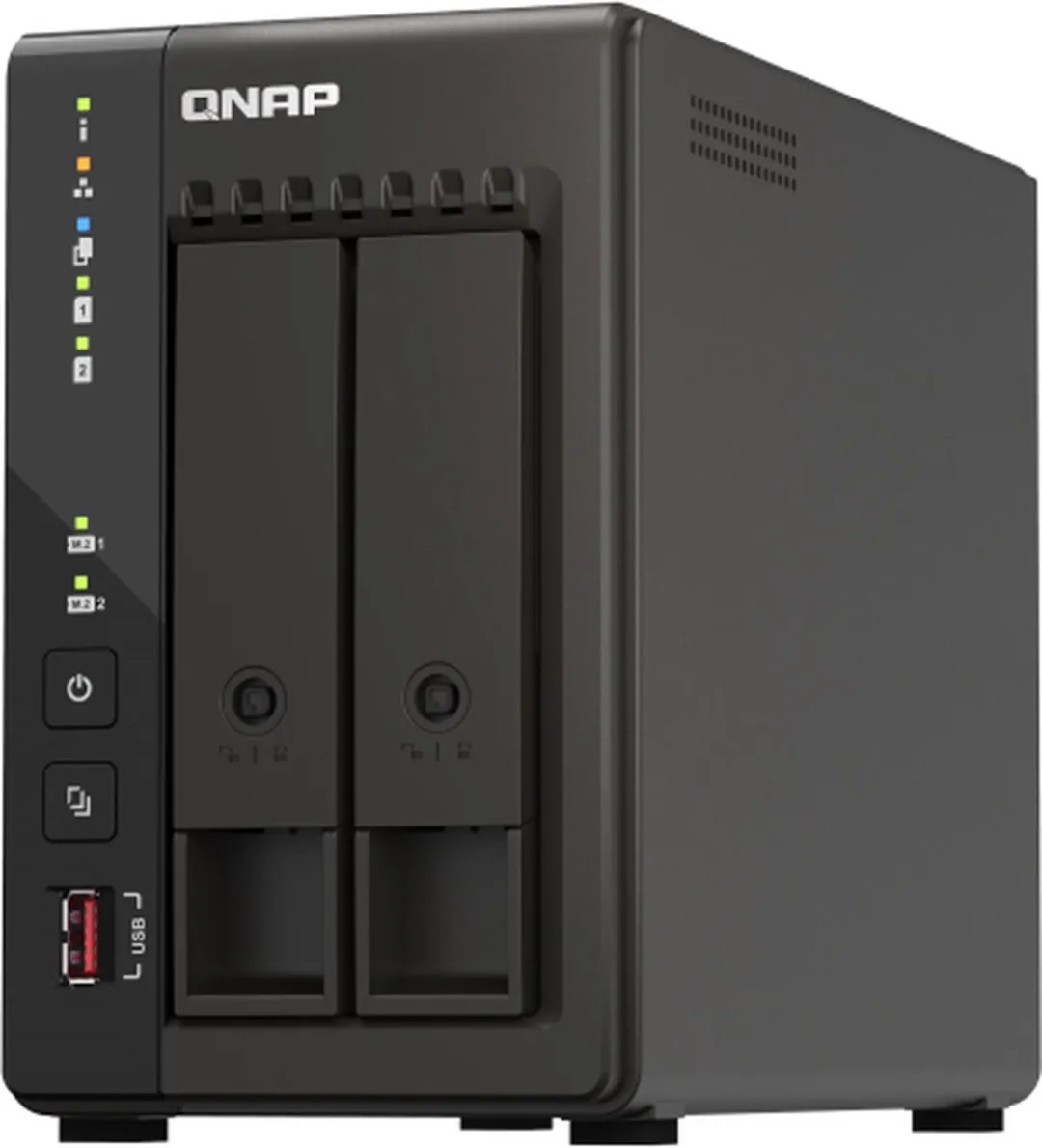 QNAP TS-253E-8G NAS - 2Bays - 4-Core - Zwart
