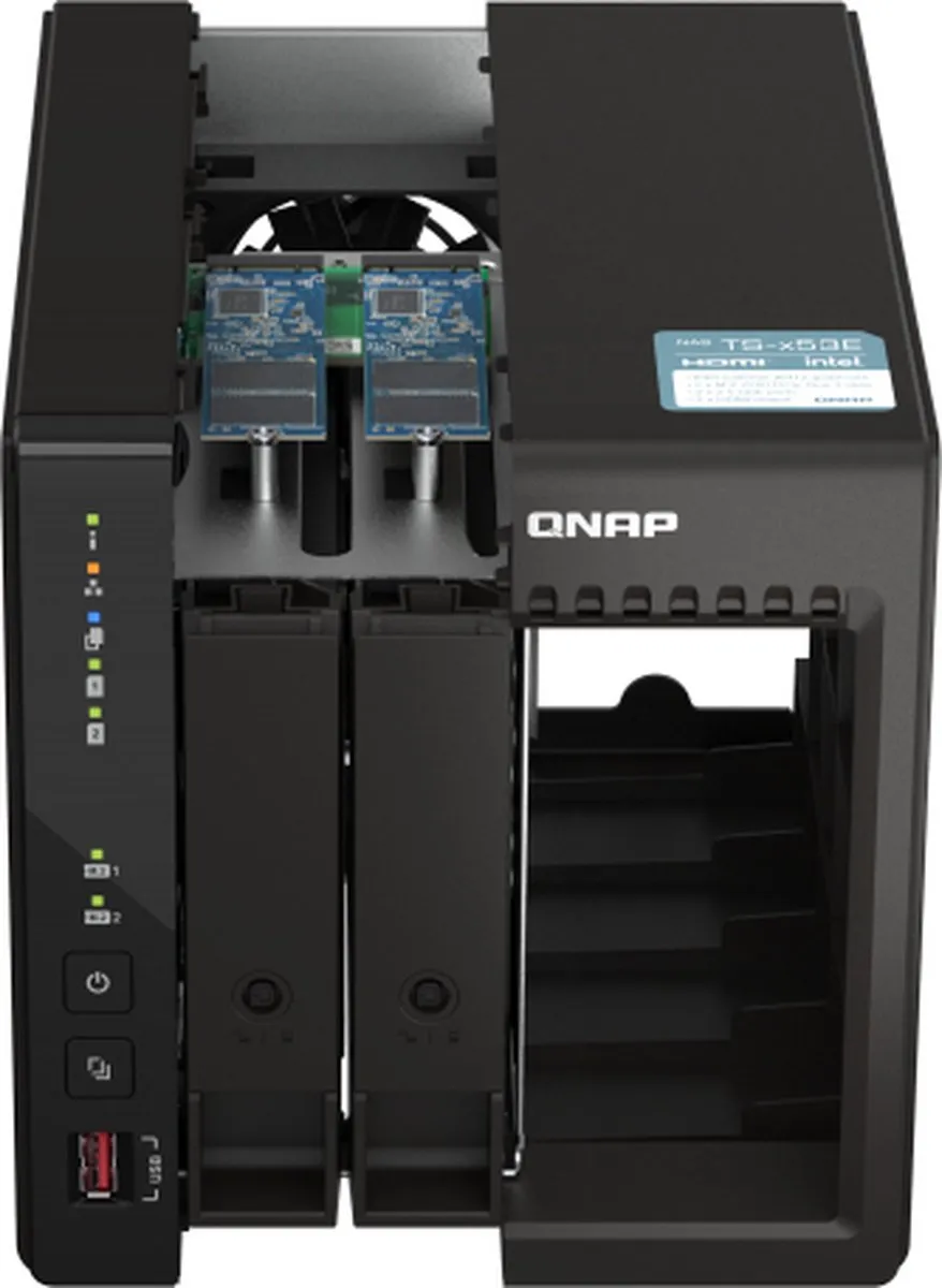 QNAP TS-253E-8G NAS - 2Bays - 4-Core - Zwart