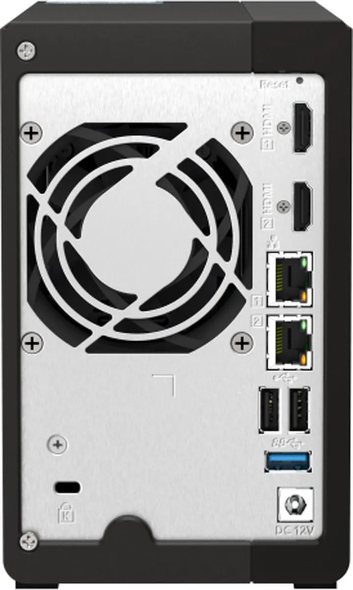 QNAP TS-253E-8G NAS - 2Bays - 4-Core - Zwart