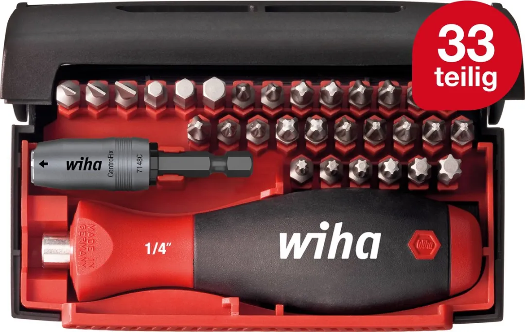 Wiha 34686 Bitset 32-delig - Metaal