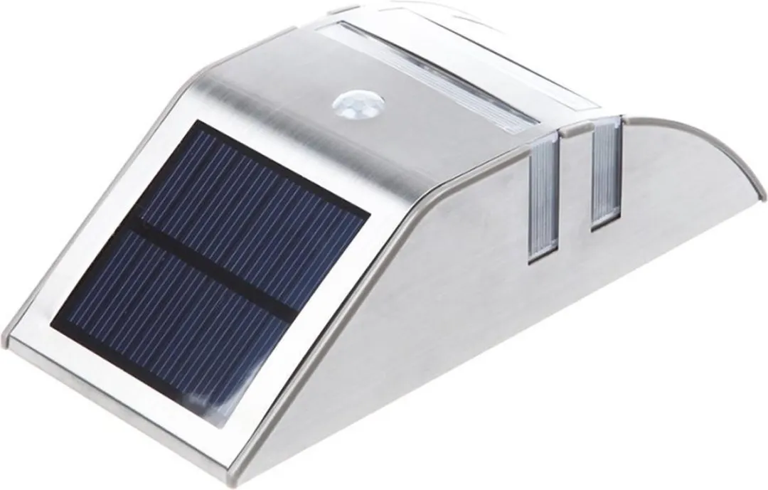 Grundig Draadloze Solar LED Muurlamp