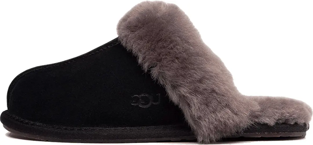 UGG Scuffette II Slipper Black Grey (Women's)