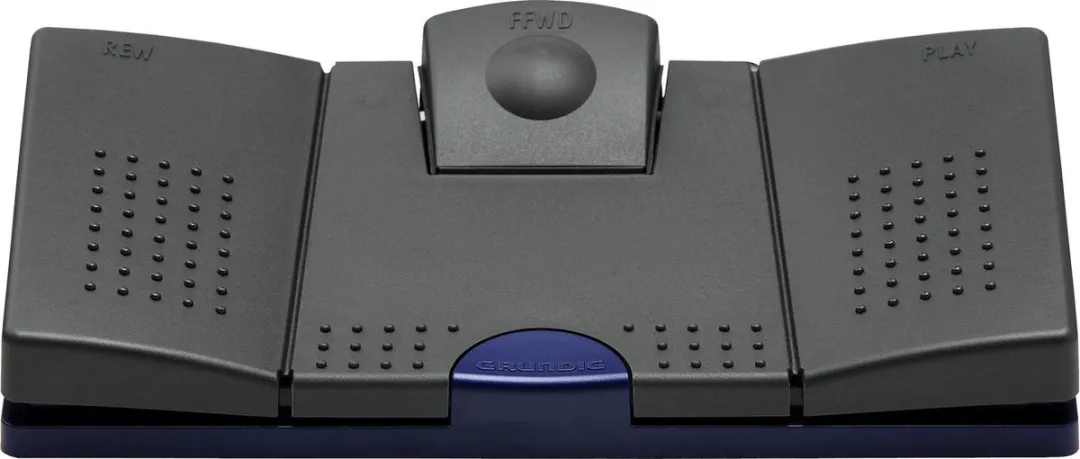 Grundig GZT5400 Voetschakelaar - 3 Posities - USB - Zwart
