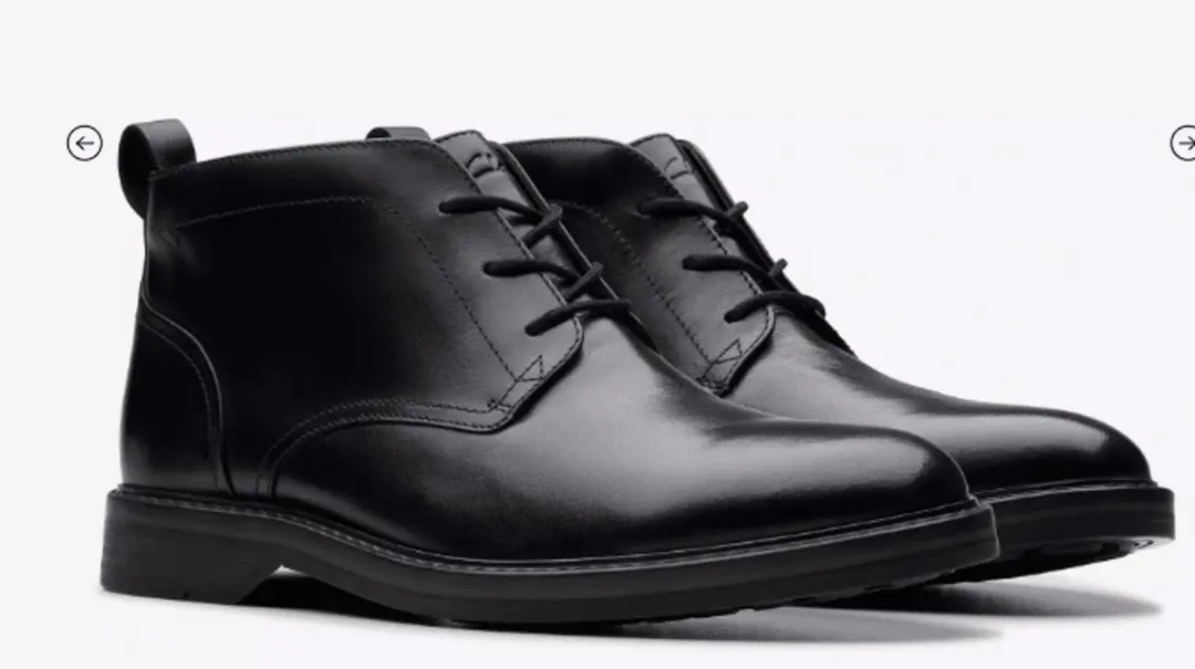 Clarks Shoes Aldwin Chukka Laarzen Zwart EU 42 Man - afbeelding 2 van 6