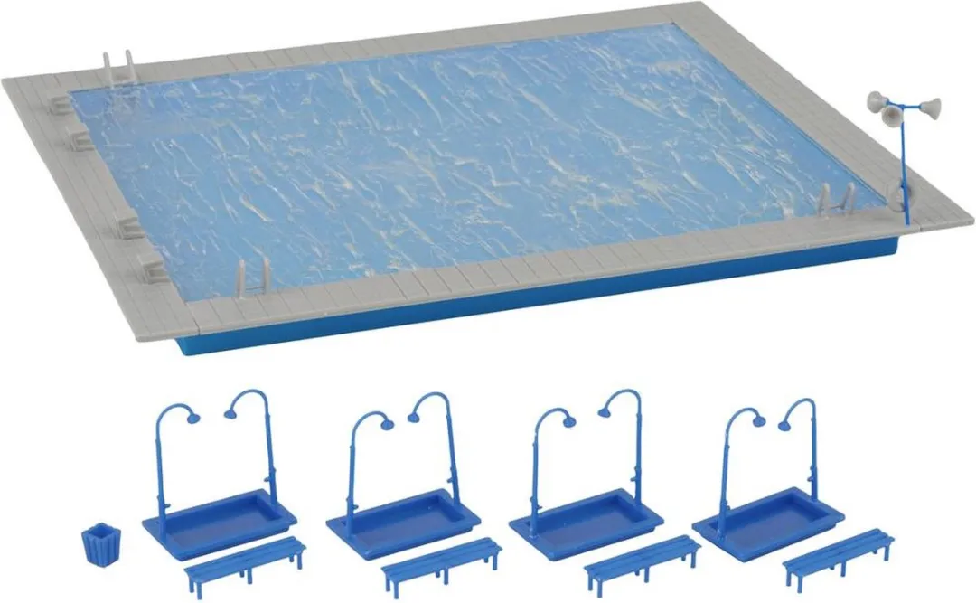 Faller - 1/87 ACTIESET RECREATIEPARK - modelbouwsets, hobbybouwspeelgoed voor kinderen, modelverf en accessoires