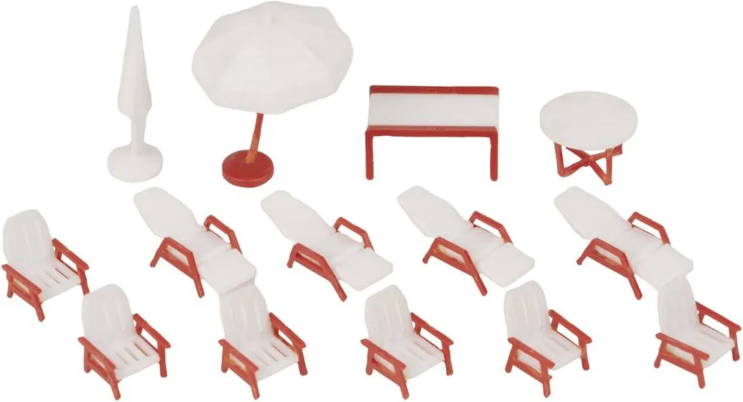 Faller - 1/87 ACTIESET RECREATIEPARK - modelbouwsets, hobbybouwspeelgoed voor kinderen, modelverf en accessoires