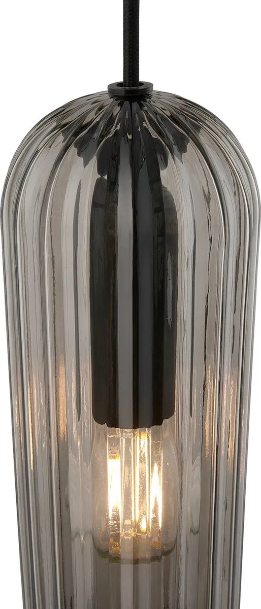 Nordlux Miella Hanglamp 3-arm E27 - Smokey Glas