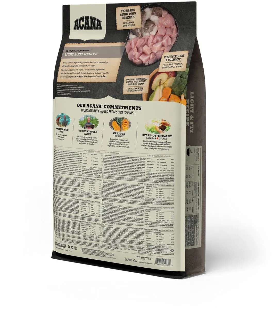 Acana Light & Fit Hondenvoer - Graanvrij - afbeelding 6 van 6