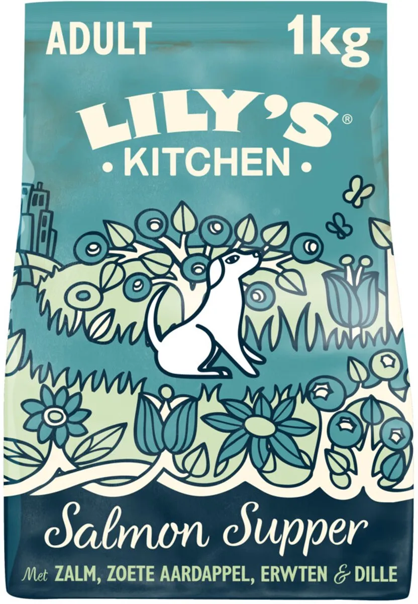 Lily's Kitchen Hondenvoer Droog Salmon Supper - 2 x 1 kg - Voordeelverpakking