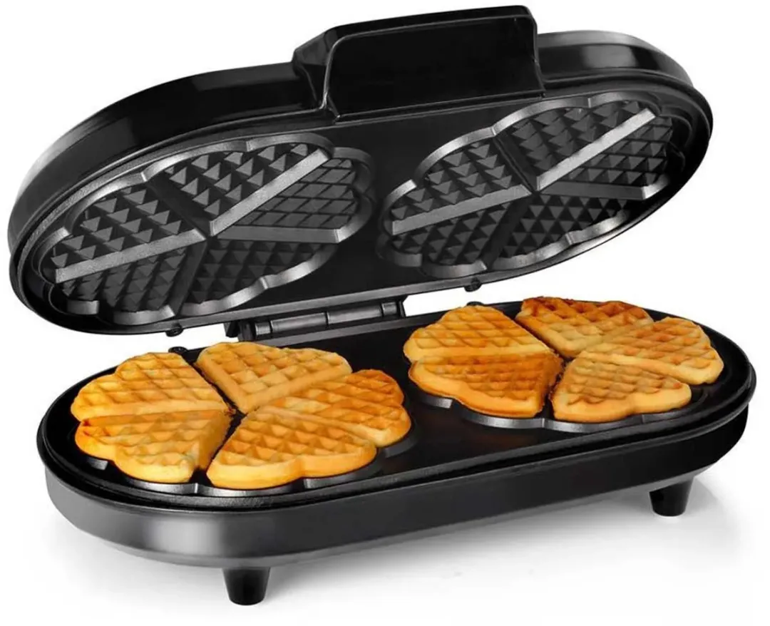 Tristar Wafelijzer WF-2120 - 1200W - 10 Hartvormige Wafels - Aluminium - afbeelding 6 van 6