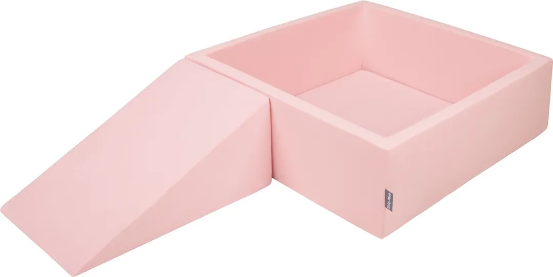 KiddyMoon Ballenbak 90x30cm - 200 Ballen ∅7cm Roze