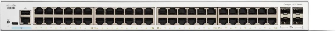 Cisco C1300-48T-4X Schakelaar - 48x Ethernet, 4x SFP - Wit