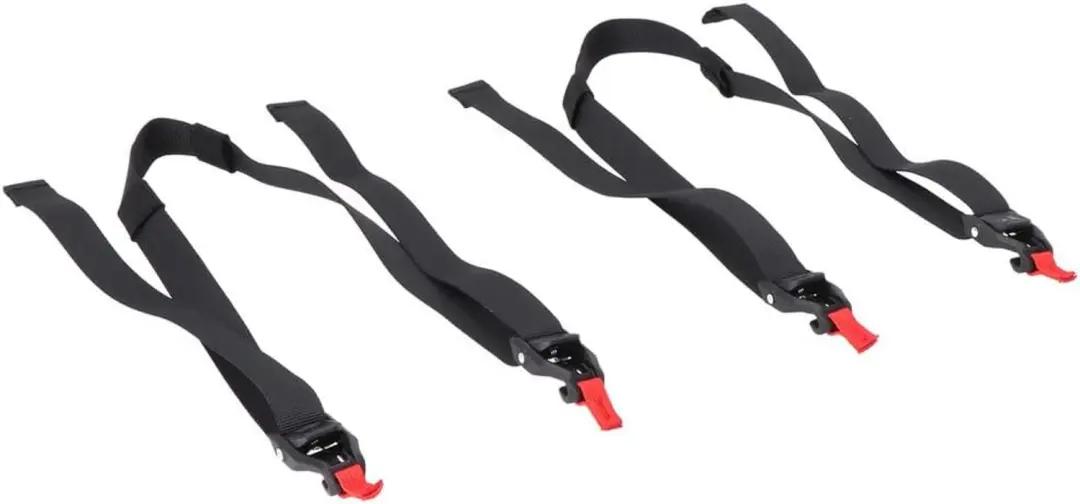 Spanbandenset voor Bagagehaken Achterkant, Zwart (2 stuks)