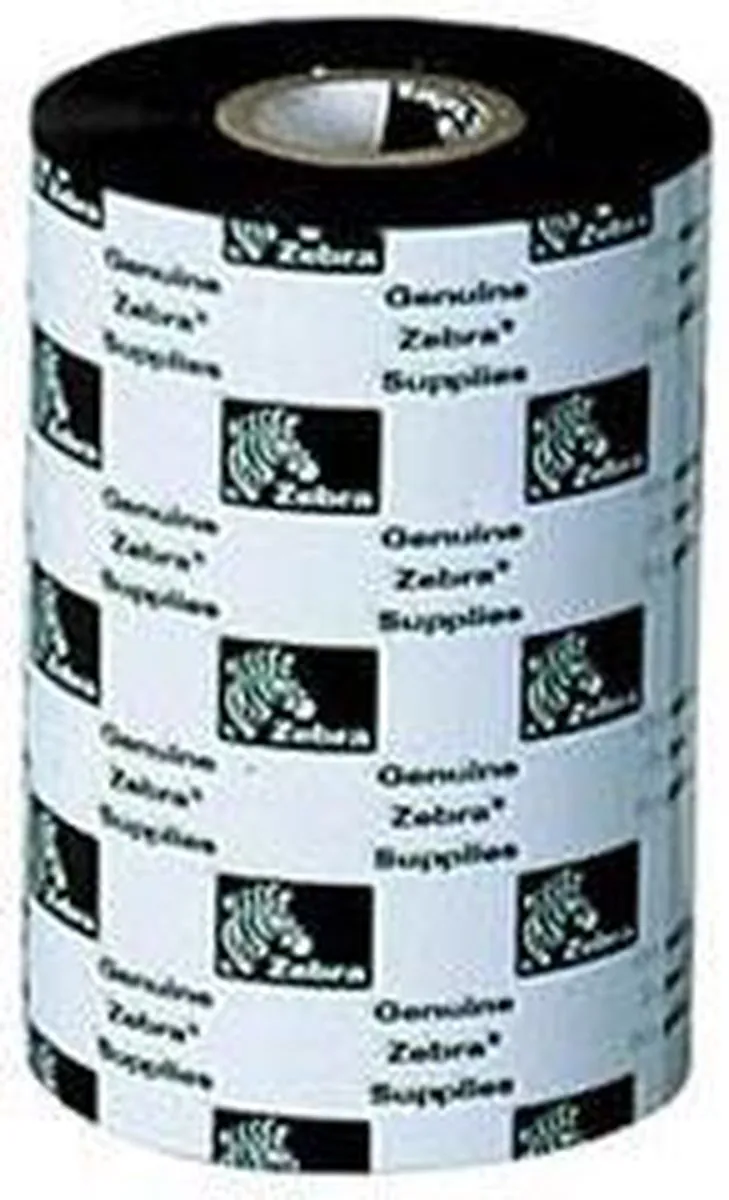 Zebra 5555 Enhanced Wax/Resin Printerlint 110mm - Zwart