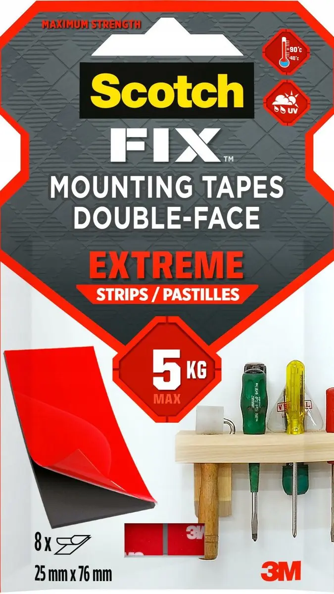 3M Scotch-Fix Dubbelzijdige Montage Strips
