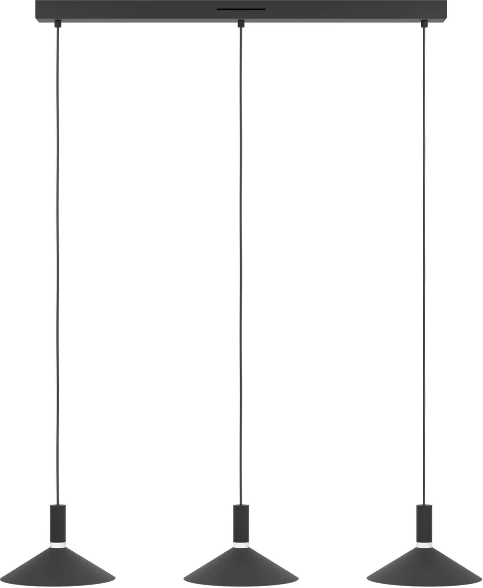 EGLO connect.z Conomavilla-Z Smart Hanglamp - 92cm - Zwart/Wit - RGB & Wit - Zigbee