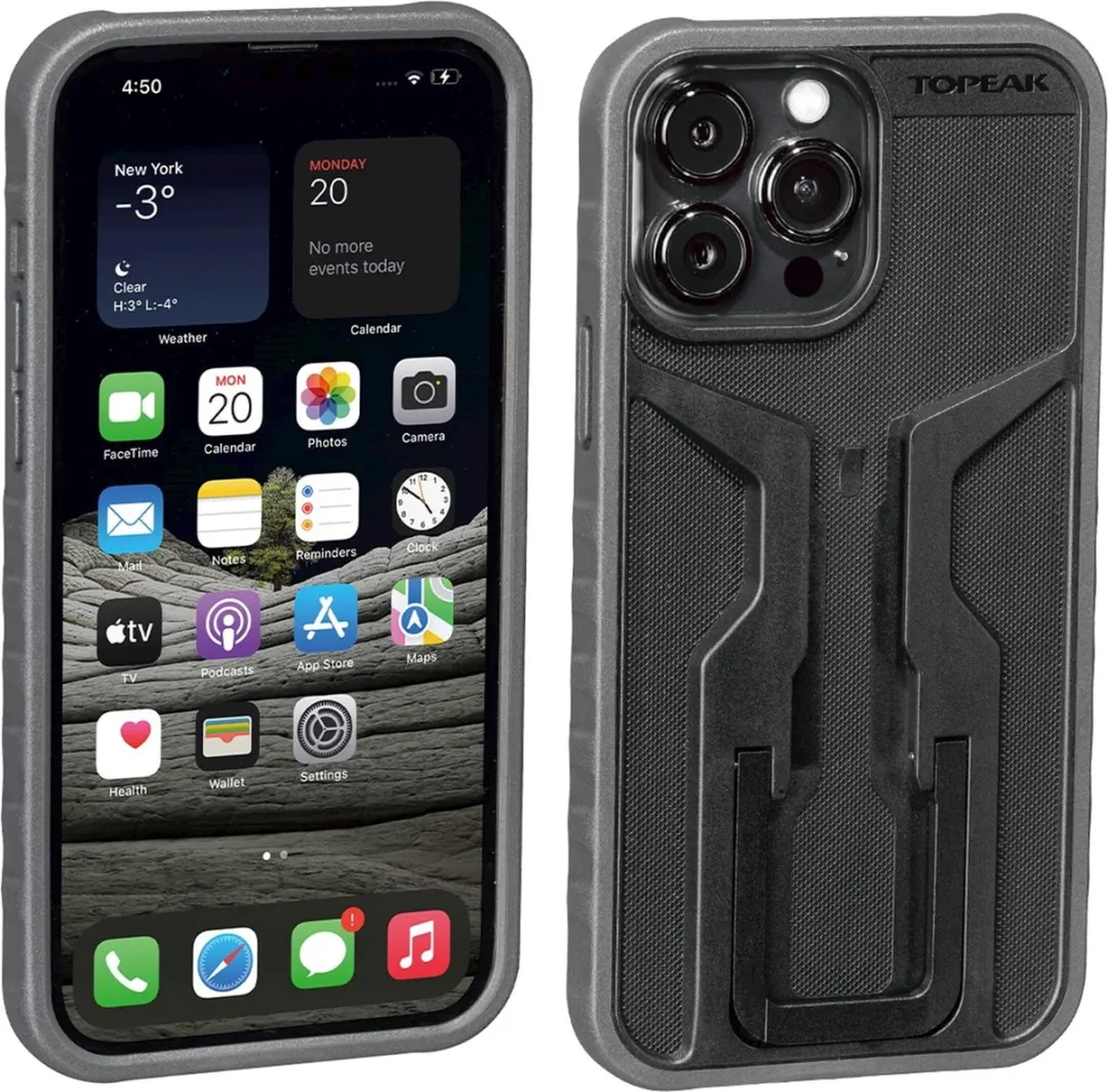 Topeak RideCase iPhone 13 Pro Max - Bevestiging - Zwart