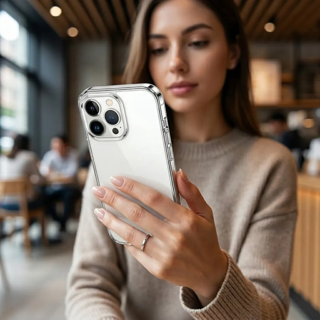 NUVEX iPhone 13 Pro TPU Hoesje - Transparant