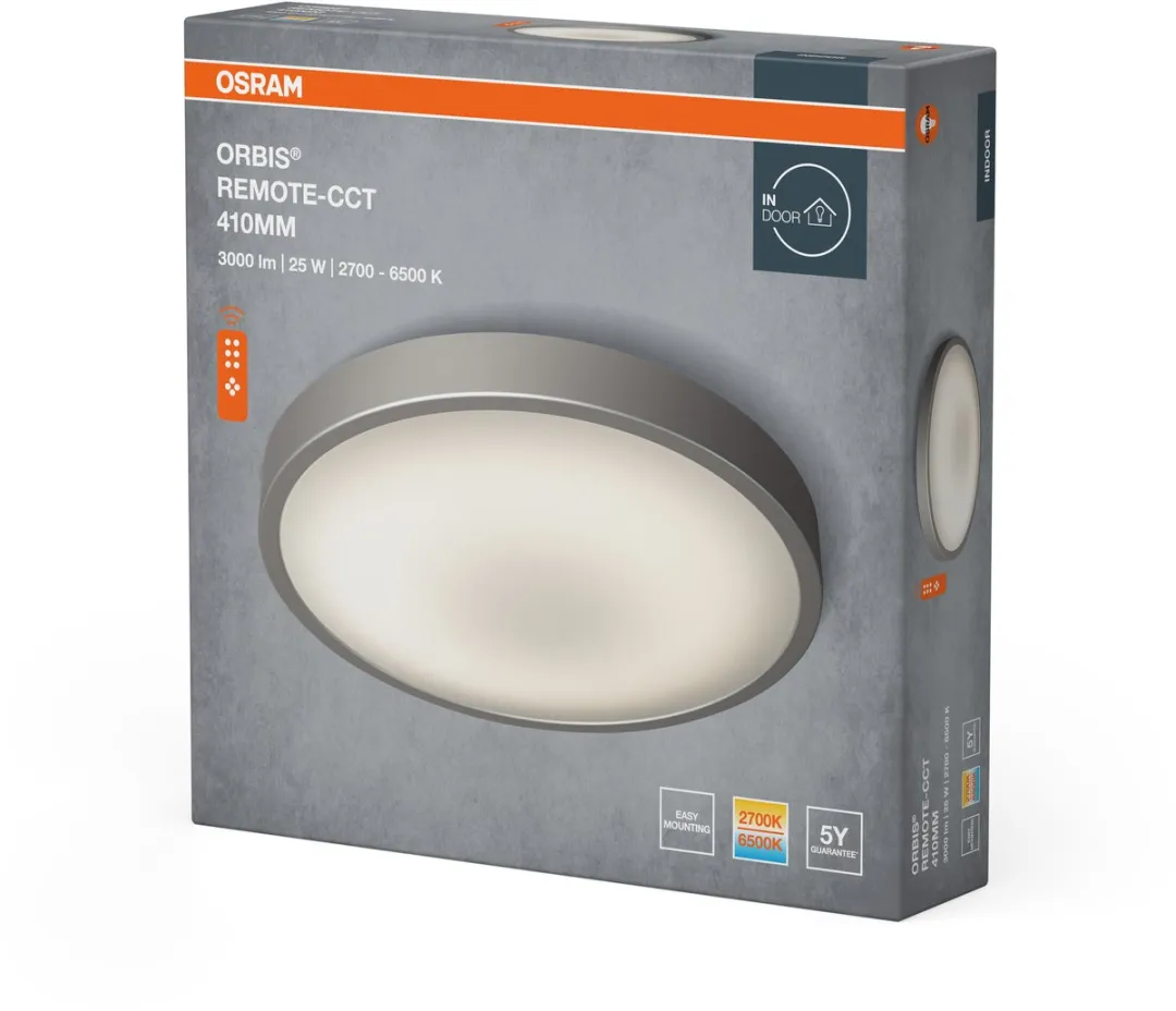 Osram Orbis LED Plafondlamp 410mm 25W - Wit - 3000K - IP20