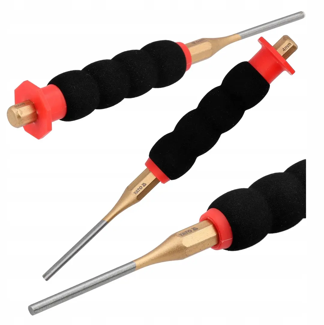 Yato Parallelle Uitslagstift 4mm, 180mm, Titanium Coating