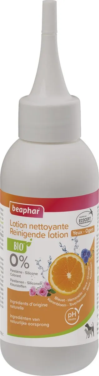 Beaphar Bio Reinigende Lotion Ogen 100ml