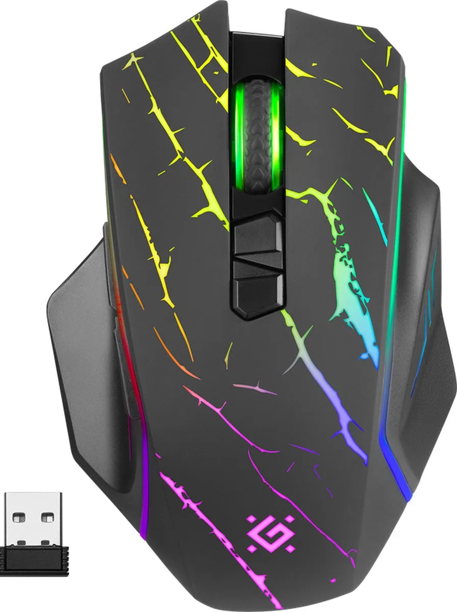 Defender URAN GM-503 Gaming Muis - 3200 DPI - Zwart