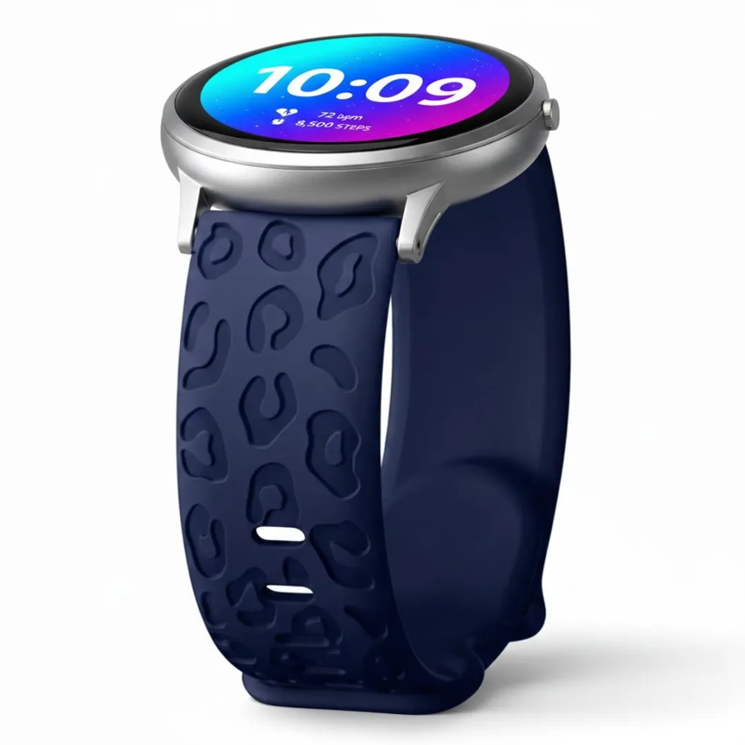 NUVEX Silicone Horlogeband 20mm - Marineblauw