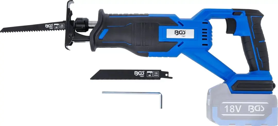 BGS technic 7393 Accu Sabelzaagset - 18V Borstelloos - afbeelding 4 van 6