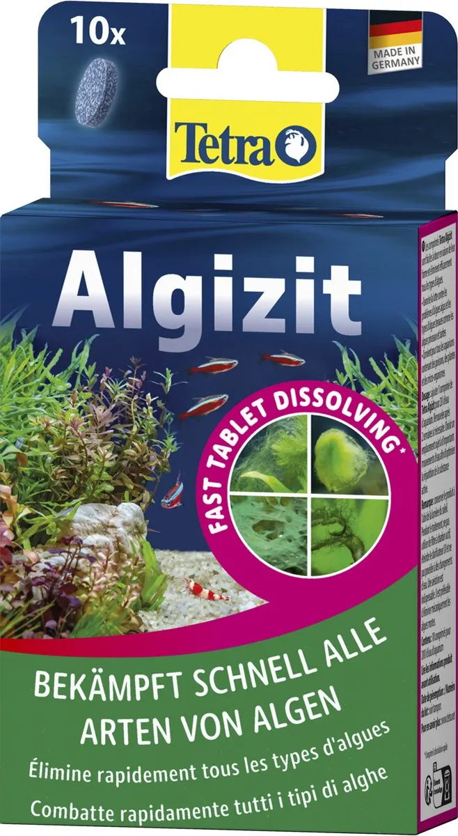 Tetra Aqua Algizit Algenbestrijding 10 Tabletten