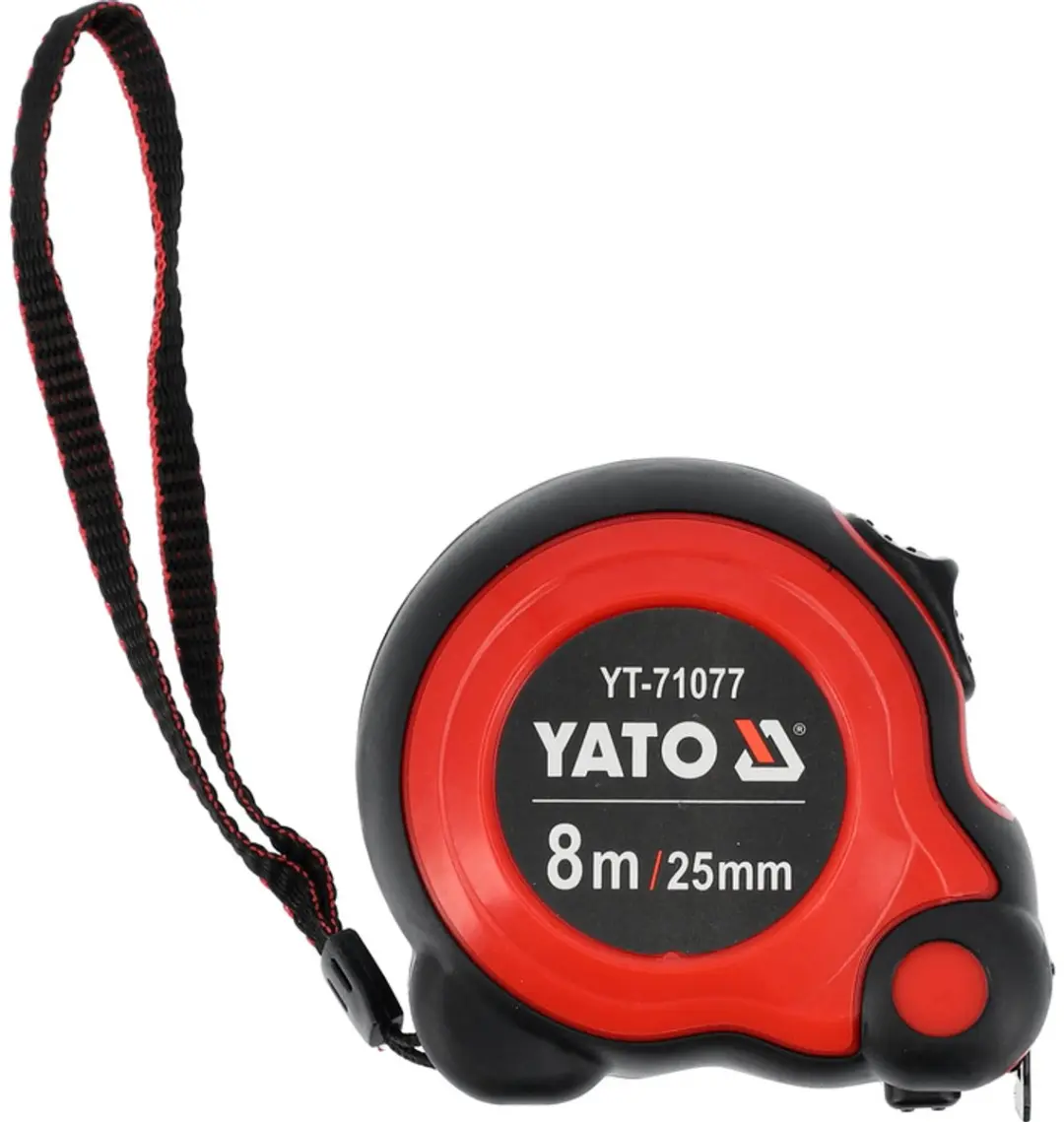 Yato YT-71077 Meetlint 8m x 25mm - Geel/Zwart - afbeelding 6 van 6