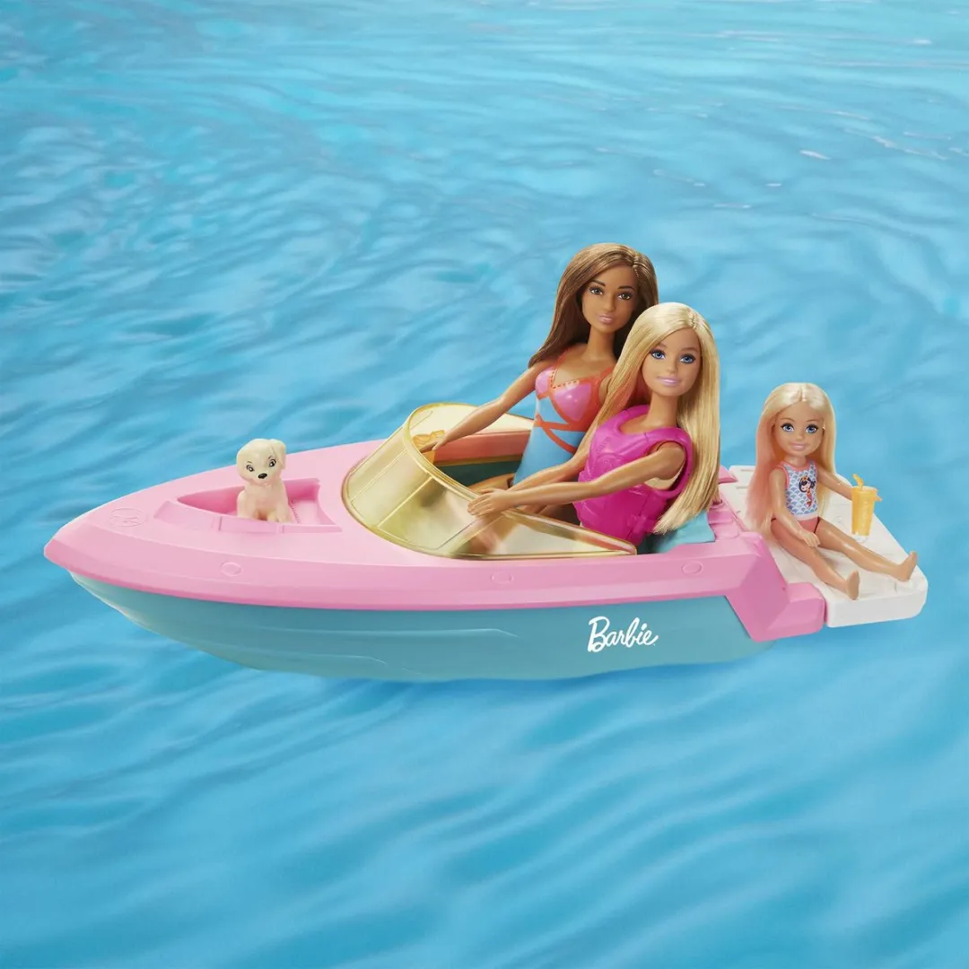 Barbie Boot en Pop - Meerkleurig