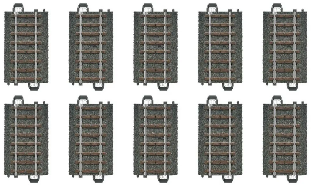 Märklin H0 C-rails 24064 Rechte Rails - 10 Stuks