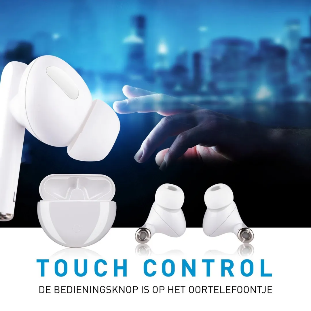Grundig TWS Wit Draadloze Oordopjes - Bluetooth - afbeelding 2 van 6