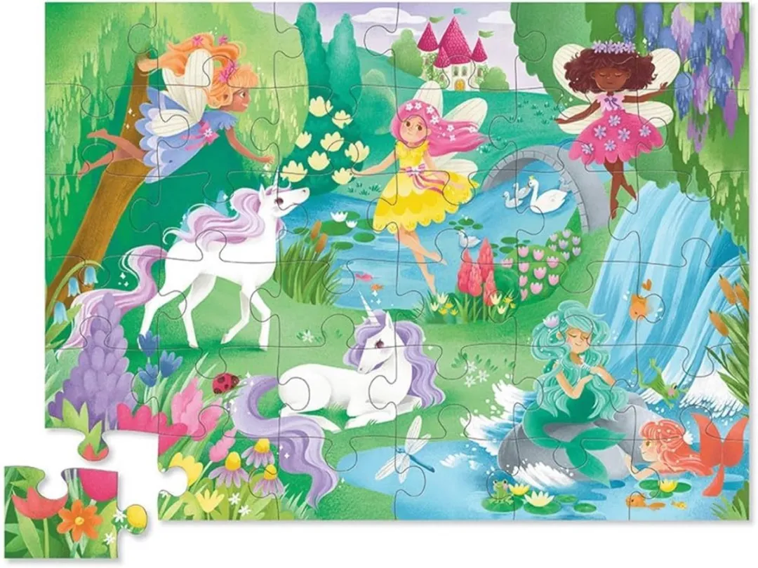 Crocodile Creek Zeemeermin Puzzel - 36 Stuks - Multicolor