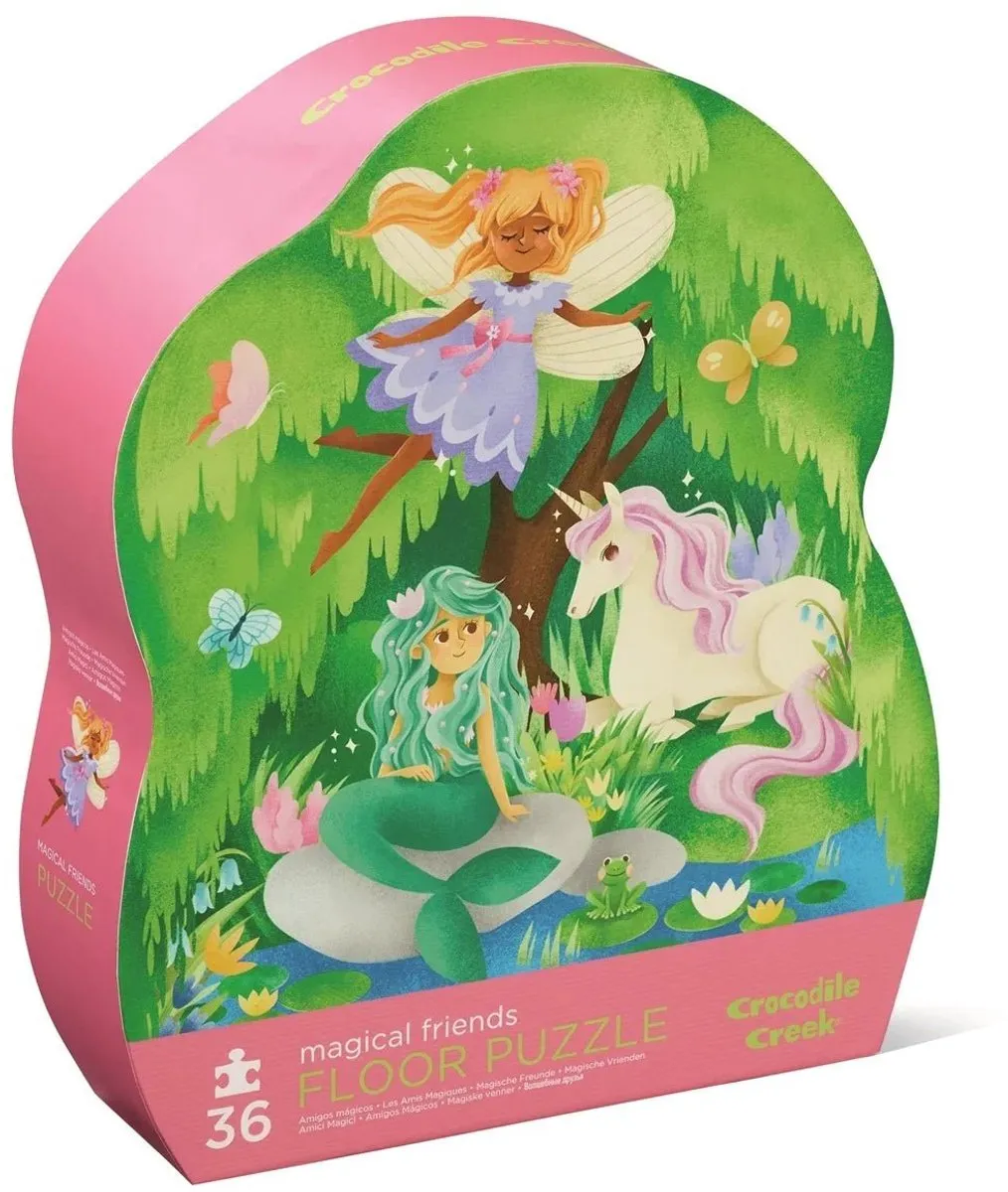 Crocodile Creek Zeemeermin Puzzel - 36 Stuks - Multicolor