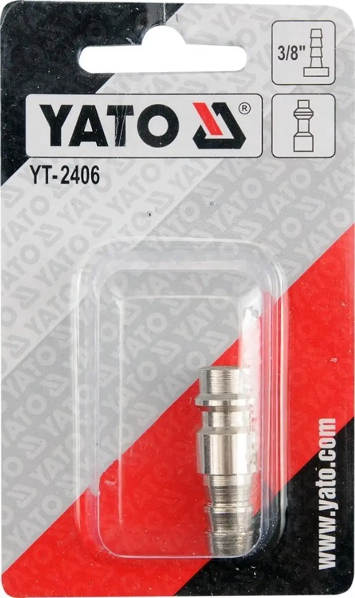 Yato YT-2406 Slangkoppeling - 8 mm - afbeelding 2 van 3