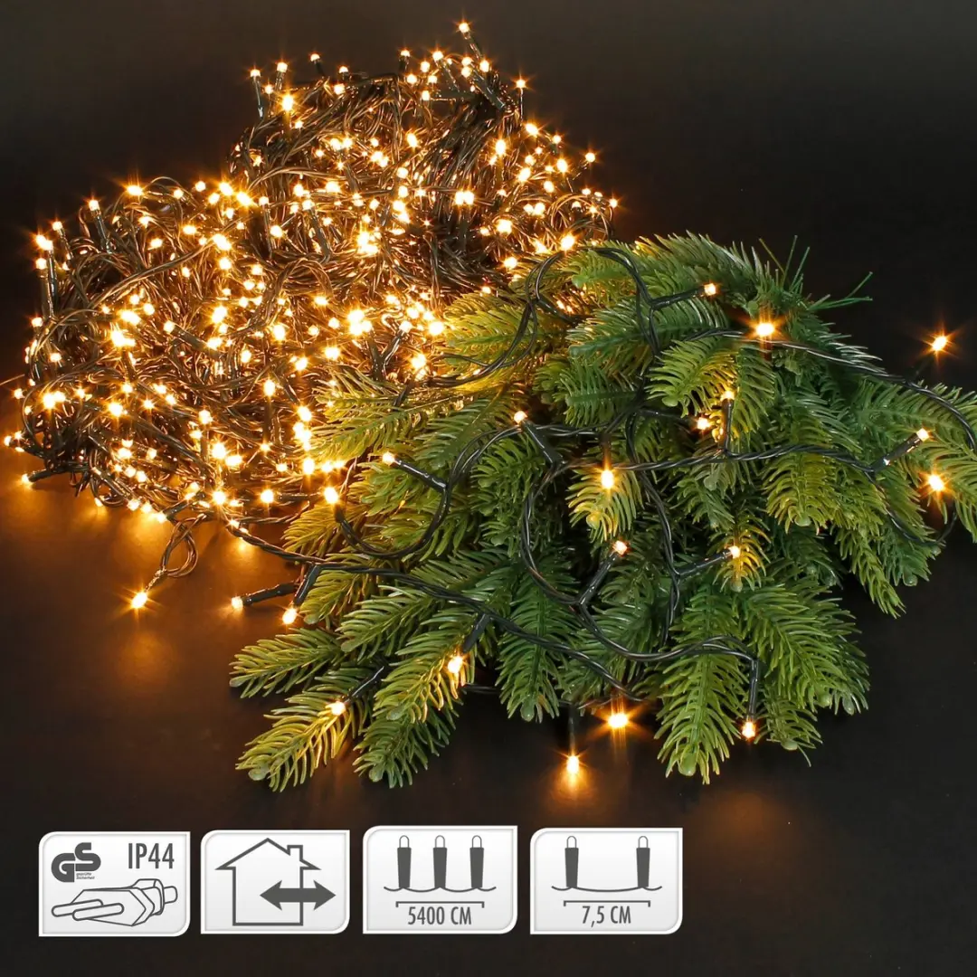 Koopman LED Kerstverlichting 54m - 720 LED's - Warm Wit - afbeelding 5 van 6