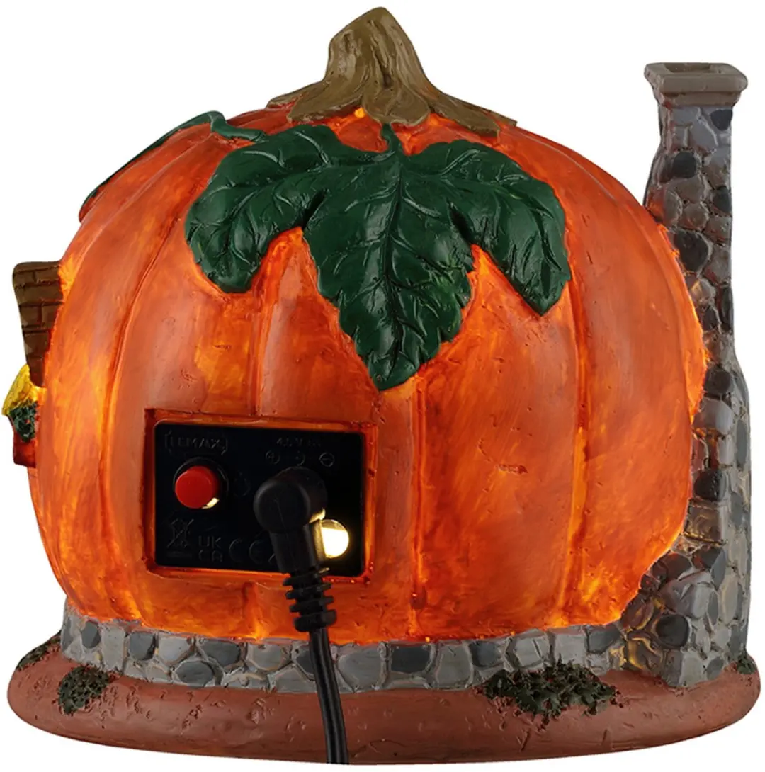 Lemax Spooky Town Pumpkin Skull House - Verlicht Huisje - afbeelding 4 van 4