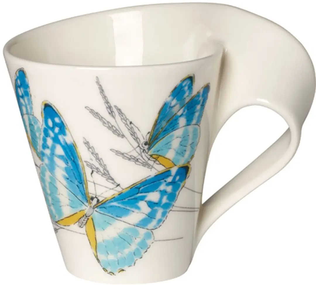 Villeroy & Boch New Wave Caffè Beker Vlinder Blauw