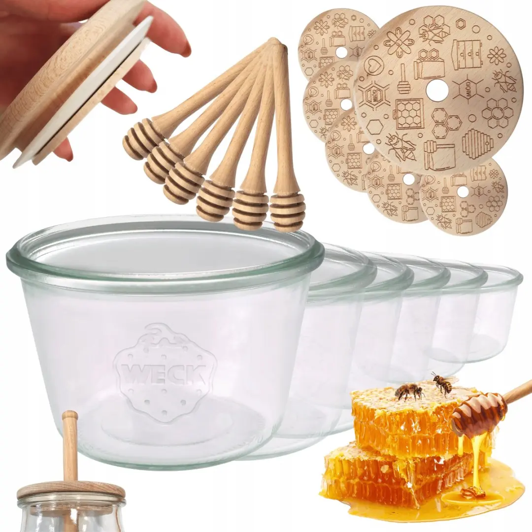 Weck Honingpotten met Lepel 370ml