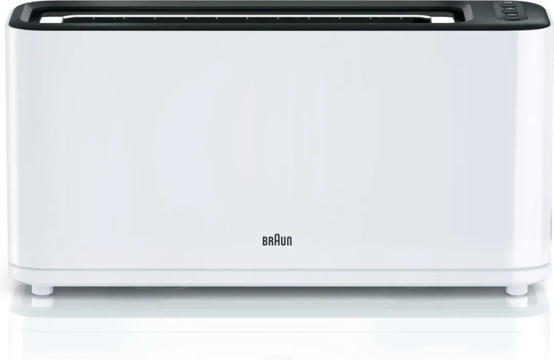 Braun PurEase HT 3110WH Broodrooster - 2 Sandwiches - 1000W - Wit
