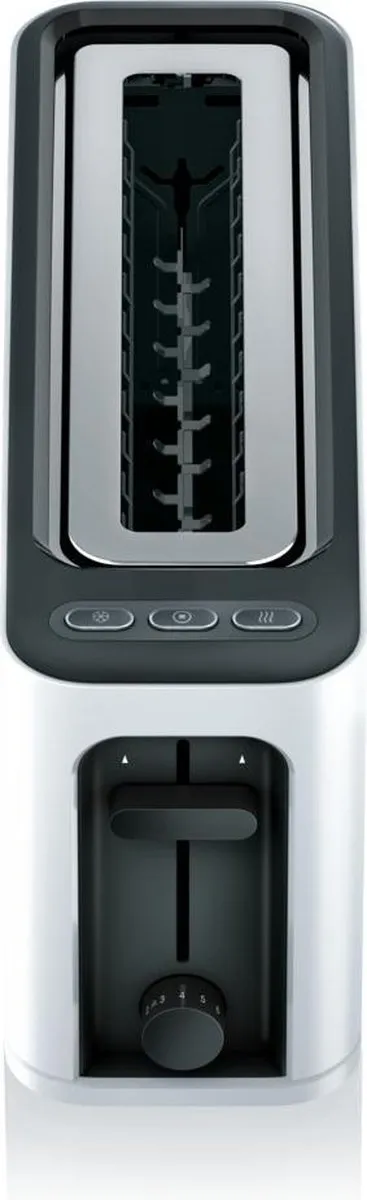Braun PurEase HT 3110WH Broodrooster - 2 Sandwiches - 1000W - Wit