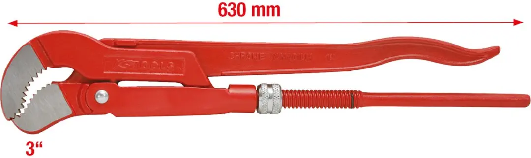 KS Tools 113.3000 Hoekpijptang 45° - 3" - afbeelding 5 van 6