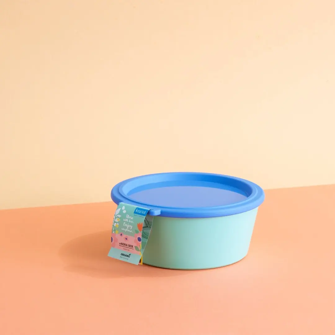 Koziol Nora Rond Kom 1,3l - Blauw/Groen - afbeelding 3 van 3