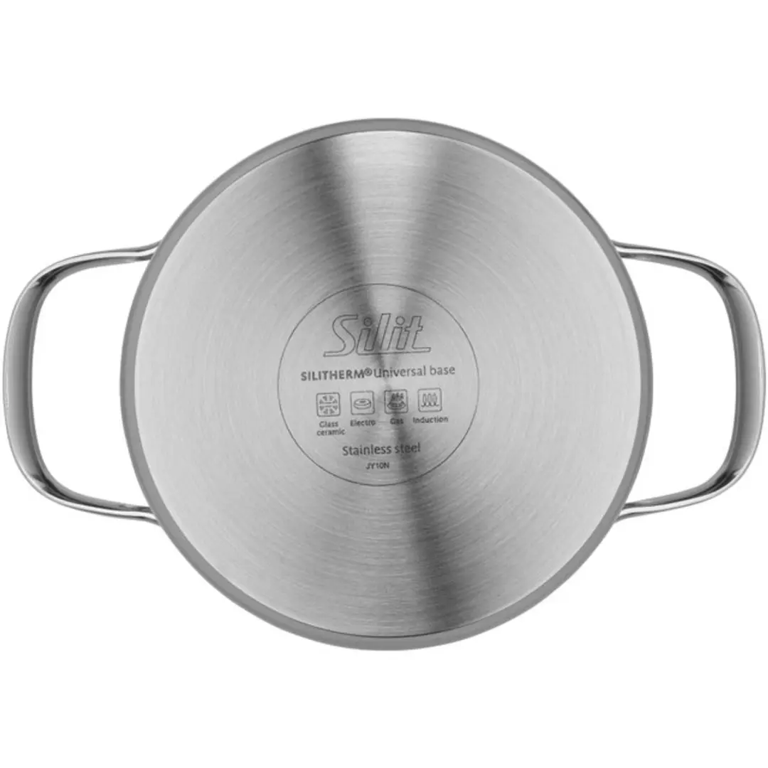Silit Achat Braadpan met Deksel 20cm 3.3L RVS - afbeelding 3 van 6