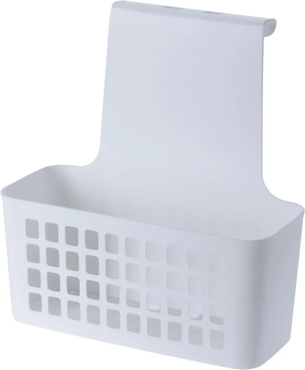 Keukendeur Organizer Plastic Wit 23,5x10x24 cm