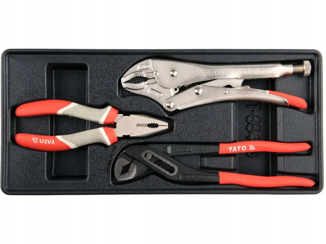 Yato YT-55463 3-delige tangenset in module