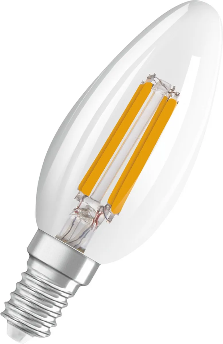 Osram LED Kaarslamp E14 4W Warmwit 2700K - Helder