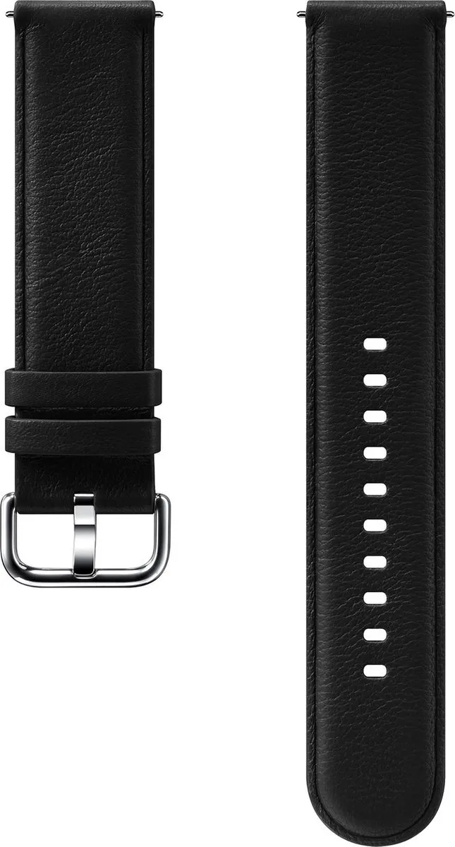 Samsung Lederen Armband Galaxy Watch Active 2 - 20mm - Zwart